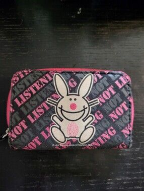 Happy Bunny Y2k Vintage Wallet Jim Benton